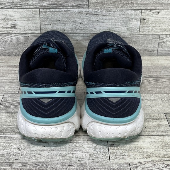 Brooks Ghost 11 Blue Running Shoes 1202771B493 Women Size 10.5B - Picture 4 of 9